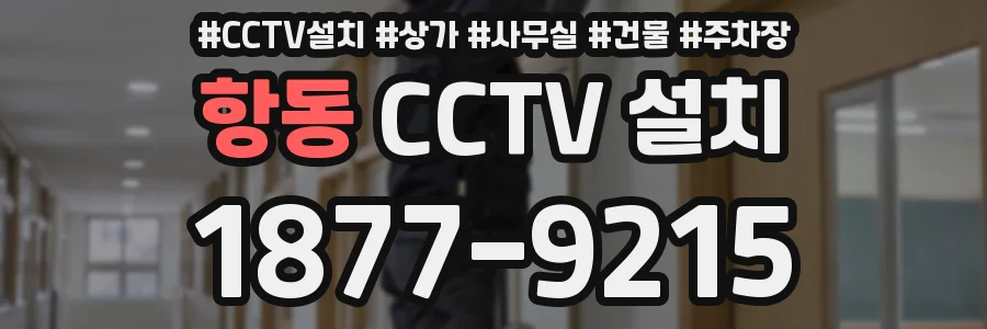 항동 CCTV 설치