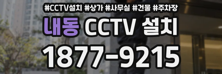 내동 CCTV 설치