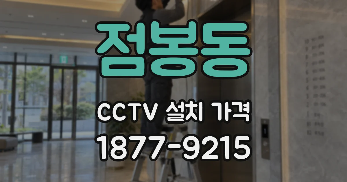 점봉동 CCTV 설치 가격