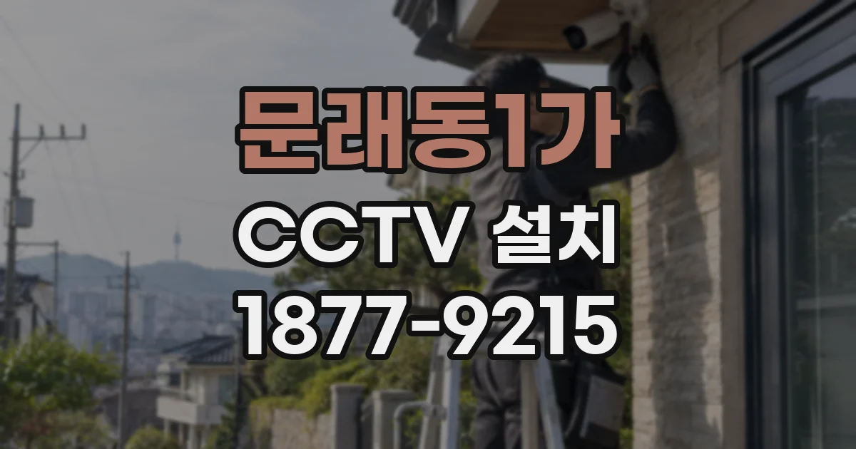 문래동1가 CCTV 설치