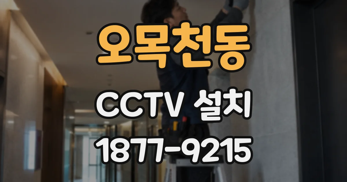 오목천동 CCTV 설치