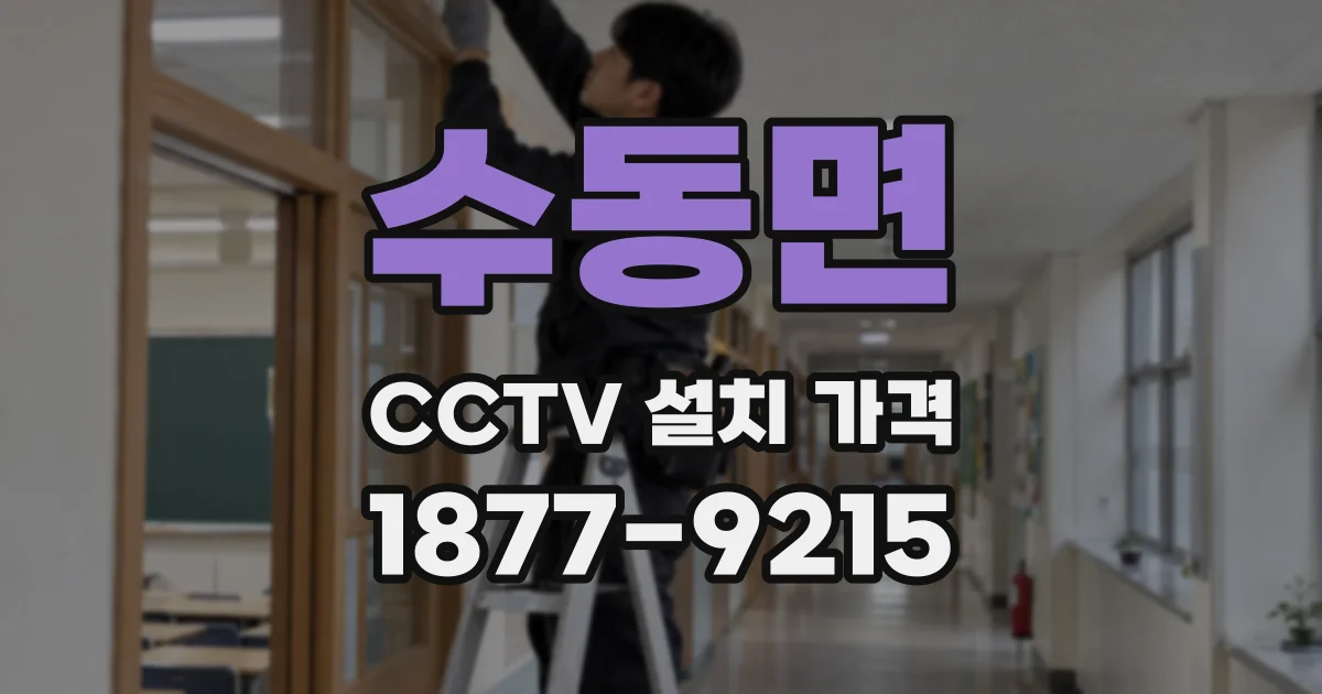 수동면 CCTV 설치 가격