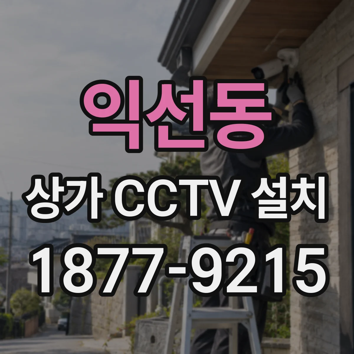 익선동 상가 CCTV 설치