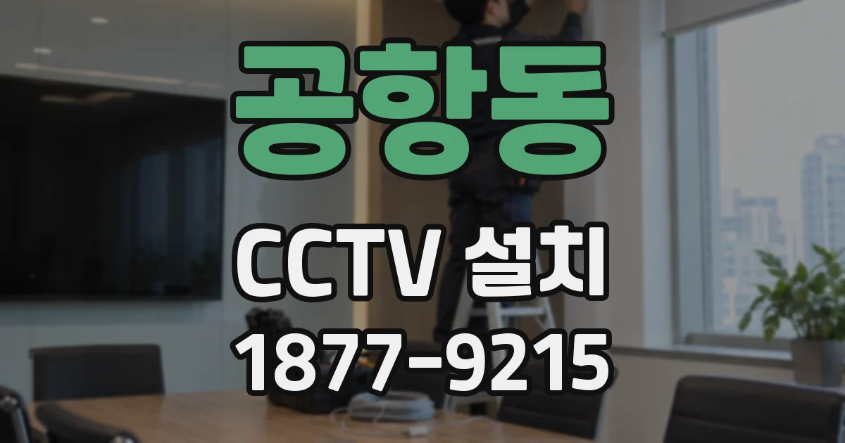 공항동 CCTV 설치