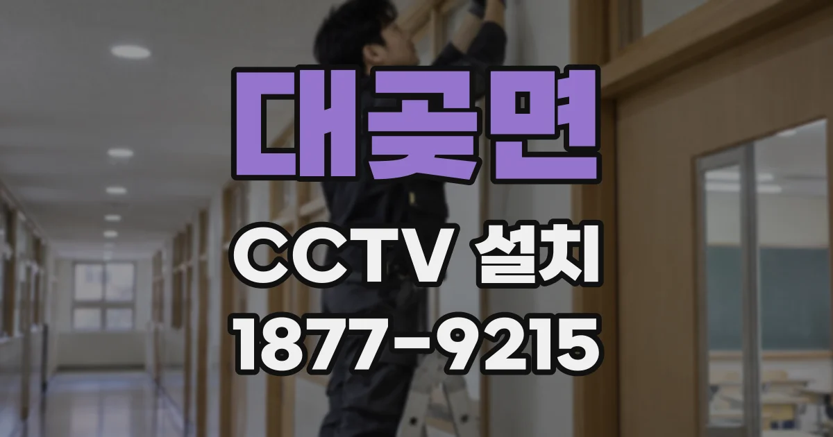 대곶면 CCTV 설치