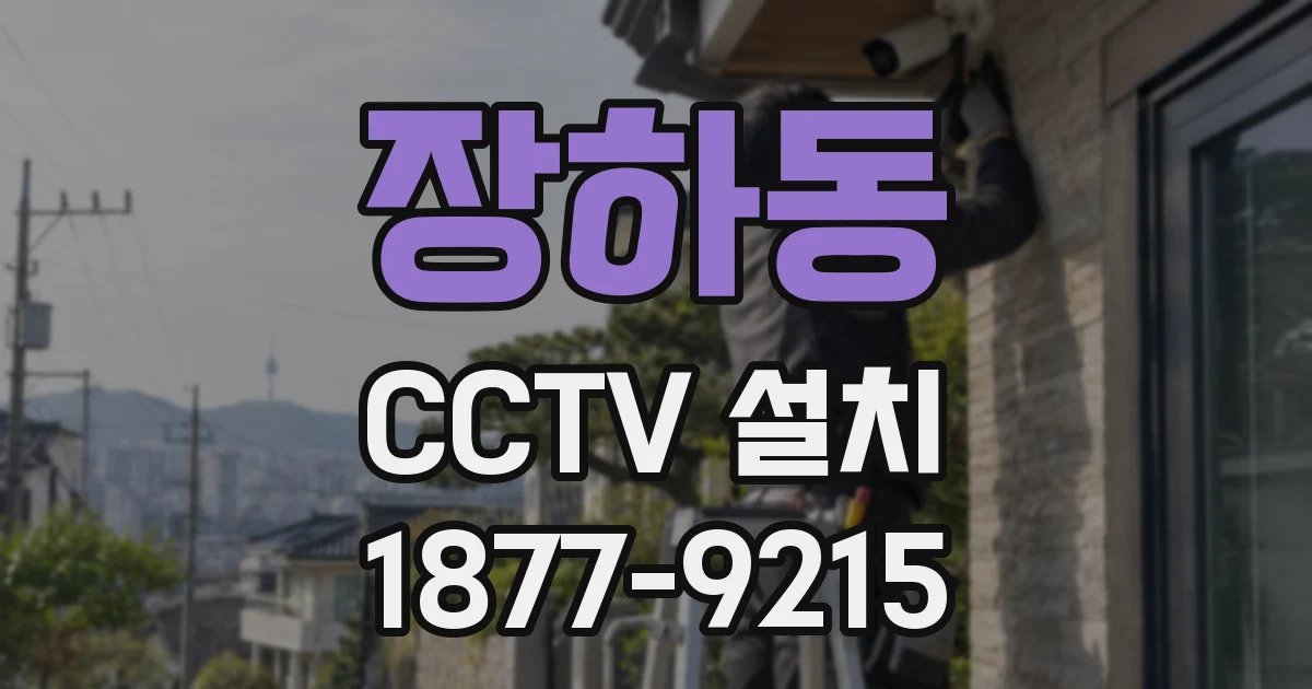 장하동 CCTV 설치