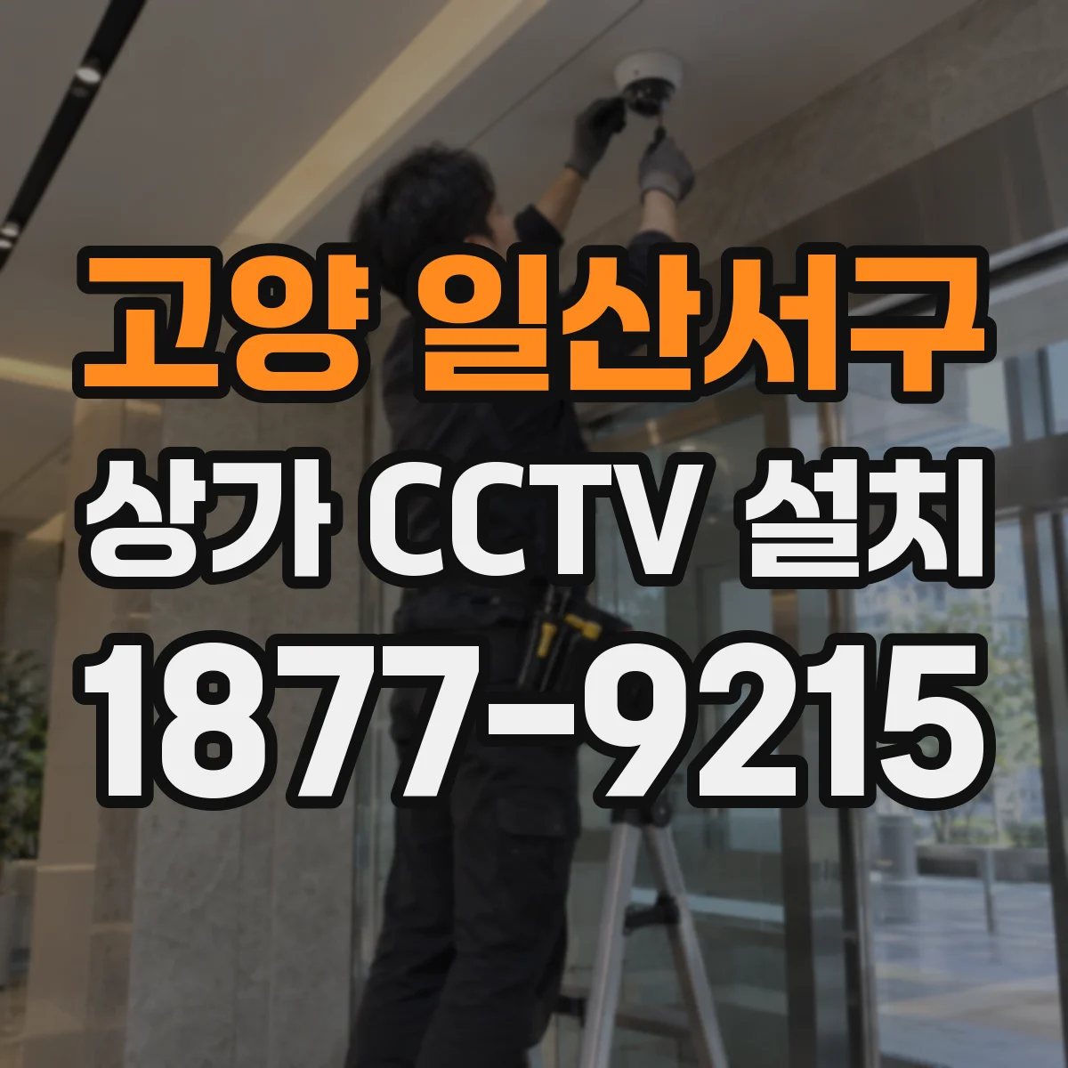 고양 일산서구 상가 CCTV 설치