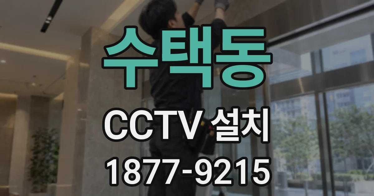 수택동 CCTV 설치