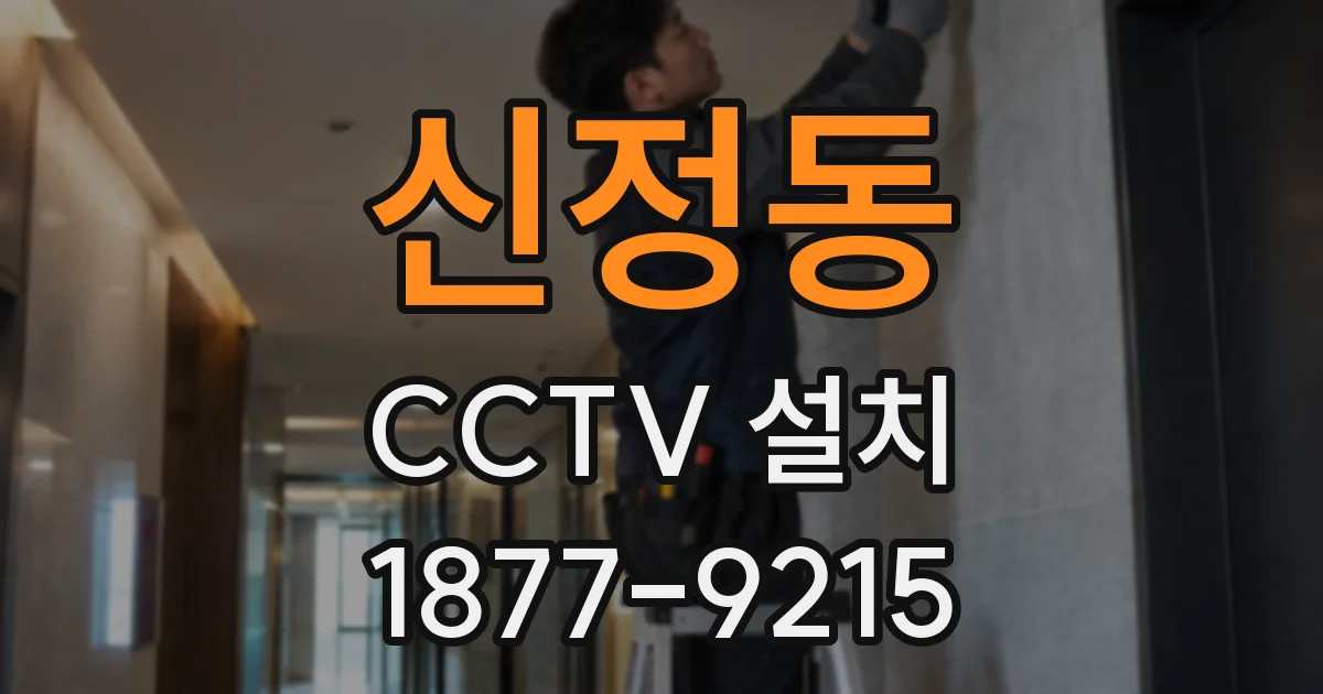신정동 CCTV 설치