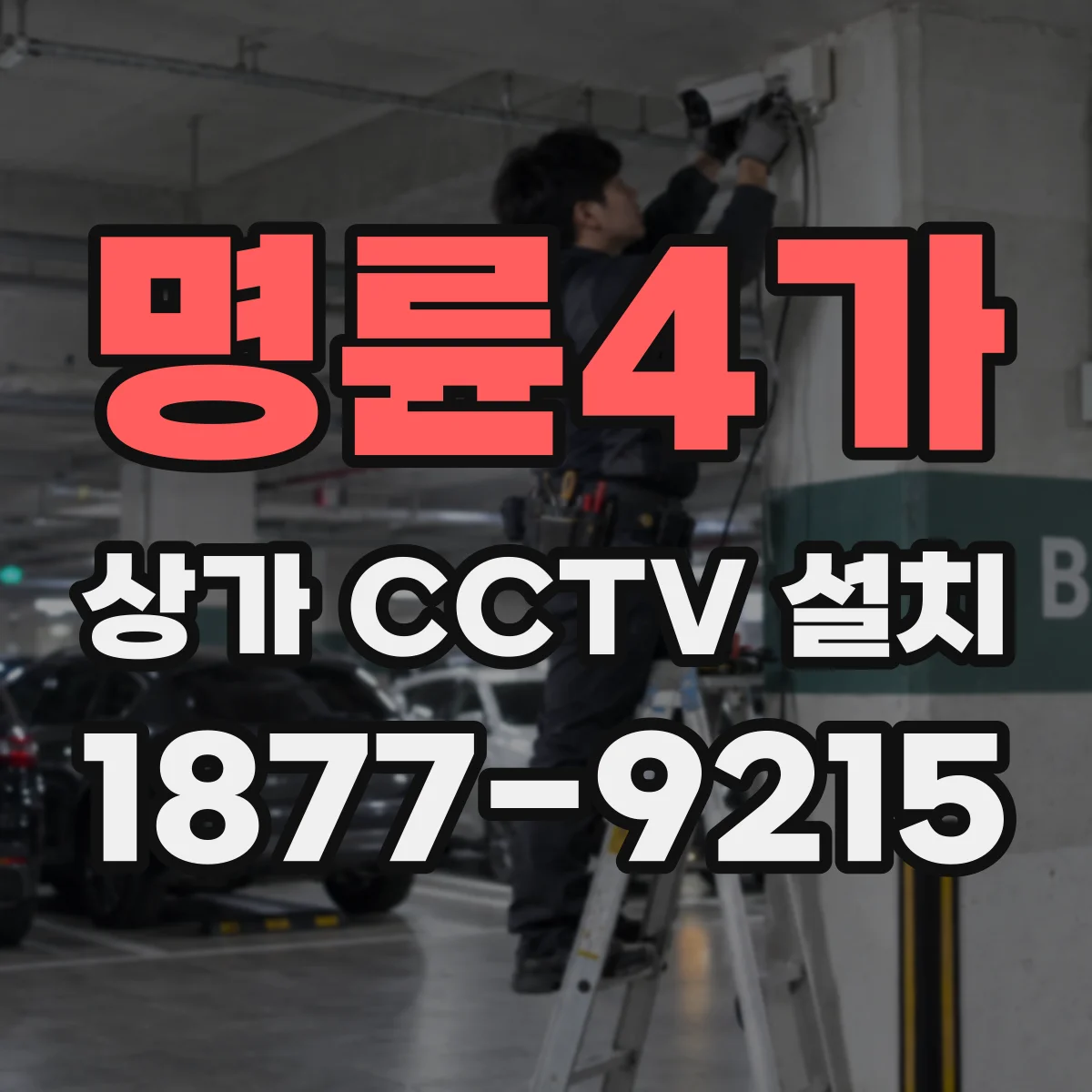 명륜4가 상가 CCTV 설치