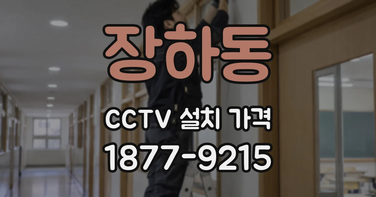 장하동 CCTV 설치 가격
