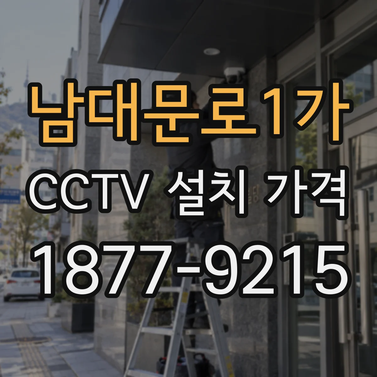 남대문로1가 CCTV 설치 가격