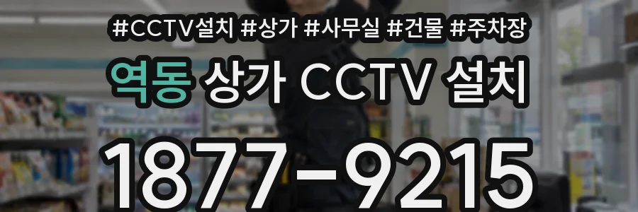 역동 상가 CCTV 설치