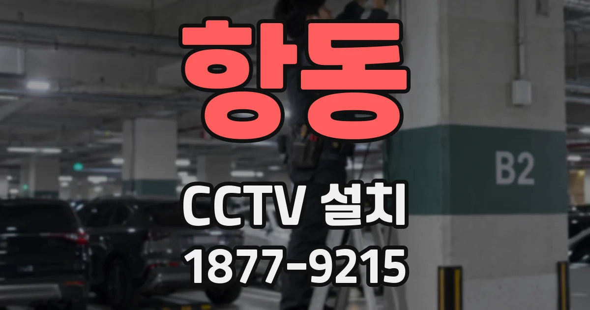 항동 CCTV 설치
