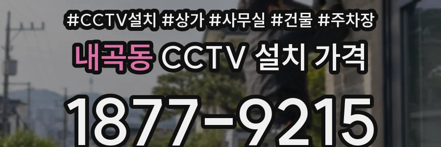 내곡동 CCTV 설치 가격