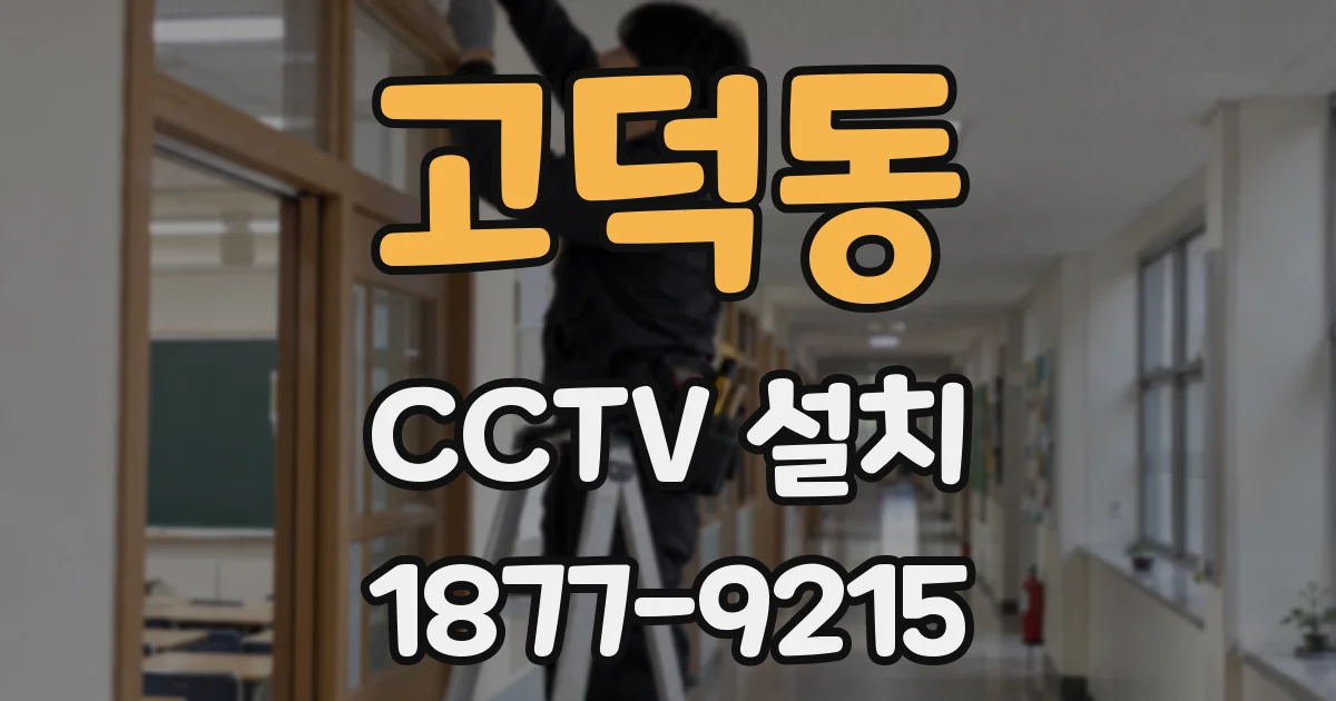 고덕동 CCTV 설치