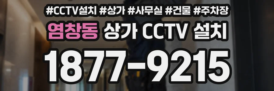 염창동 상가 CCTV 설치