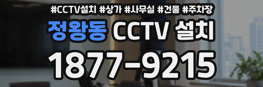 정왕동 CCTV 설치