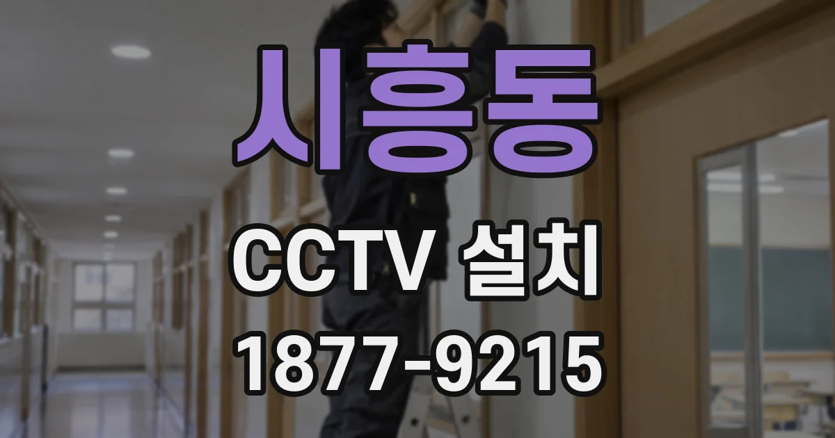 시흥동 CCTV 설치