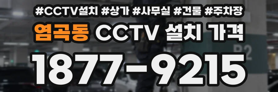염곡동 CCTV 설치 가격