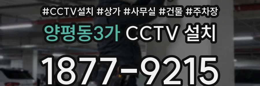 양평동3가 CCTV 설치