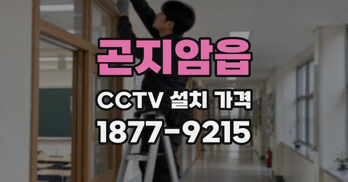 곤지암읍 CCTV 설치 가격
