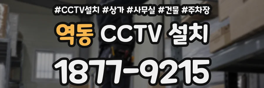 역동 CCTV 설치