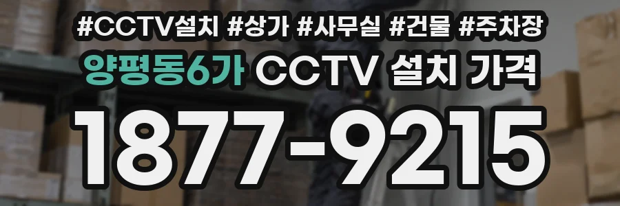양평동6가 CCTV 설치 가격