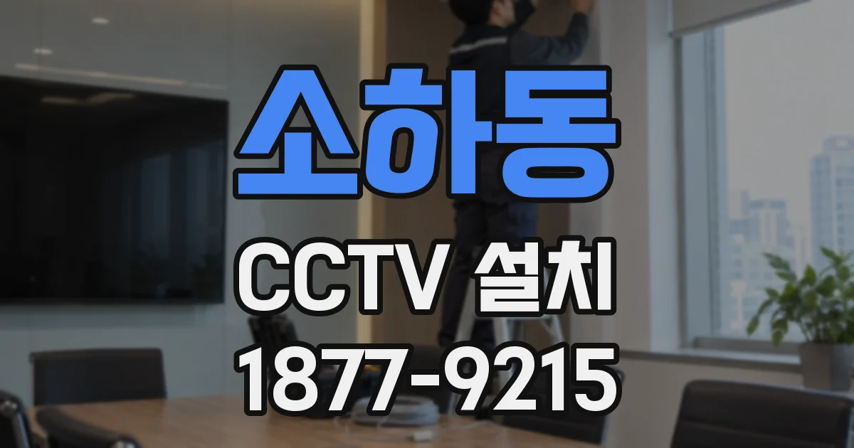 소하동 CCTV 설치