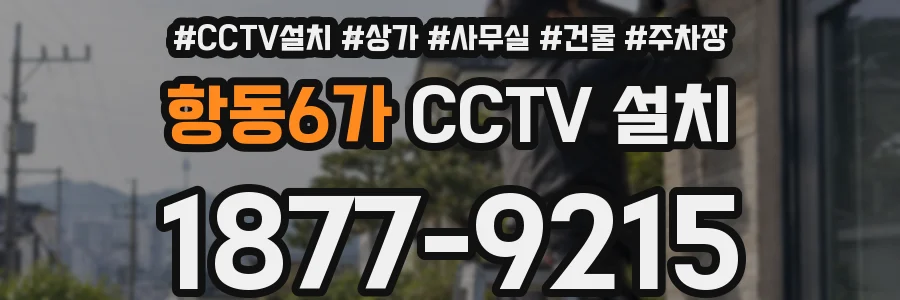 항동6가 CCTV 설치