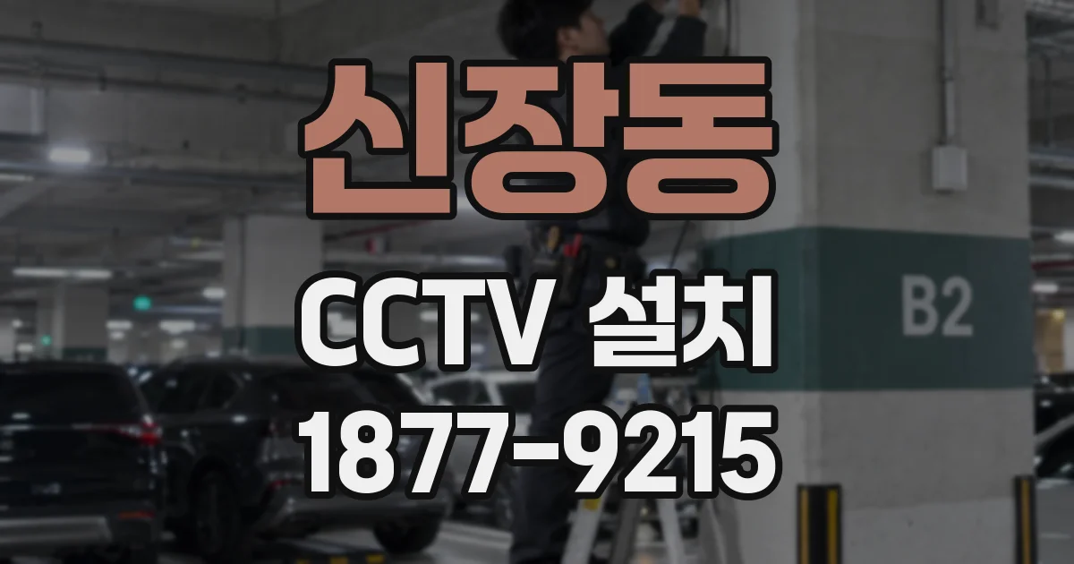 신장동 CCTV 설치