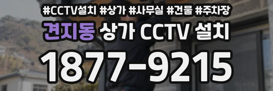견지동 상가 CCTV 설치