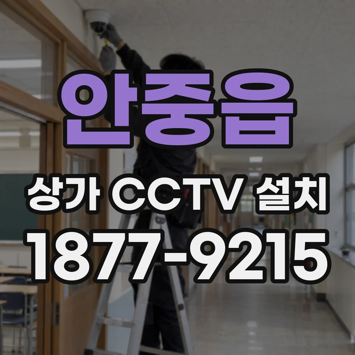 안중읍 상가 CCTV 설치