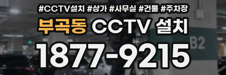 부곡동 CCTV 설치