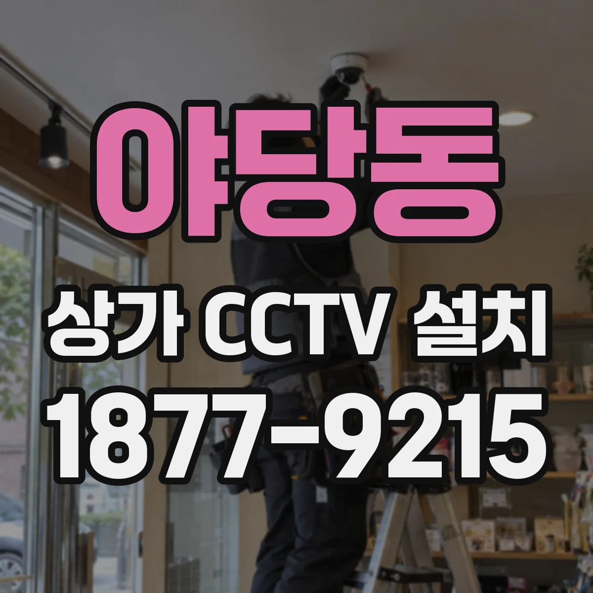 야당동 상가 CCTV 설치