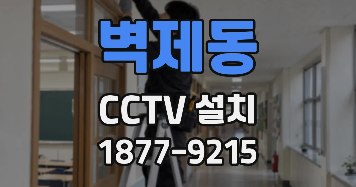벽제동 CCTV 설치