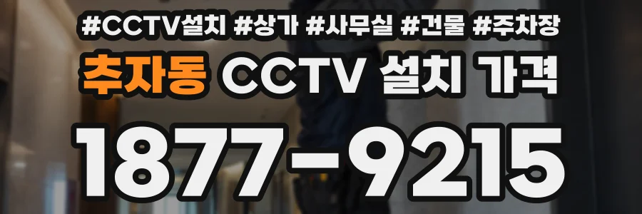 추자동 CCTV 설치 가격