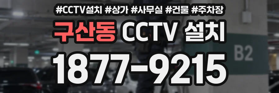 구산동 CCTV 설치