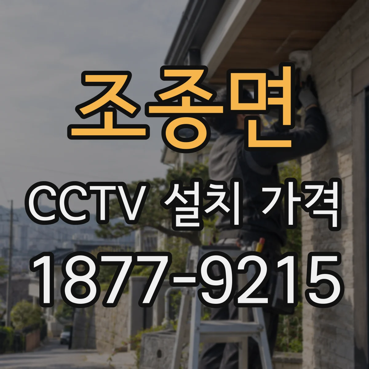 조종면 CCTV 설치 가격