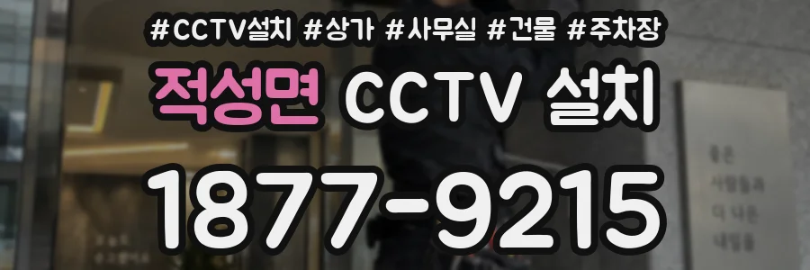 적성면 CCTV 설치