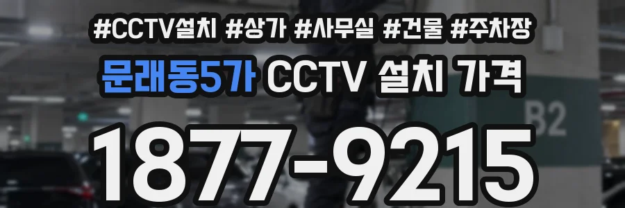 문래동5가 CCTV 설치 가격