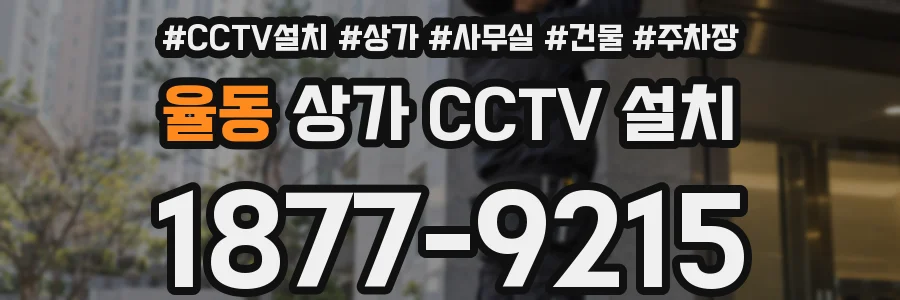 율동 상가 CCTV 설치