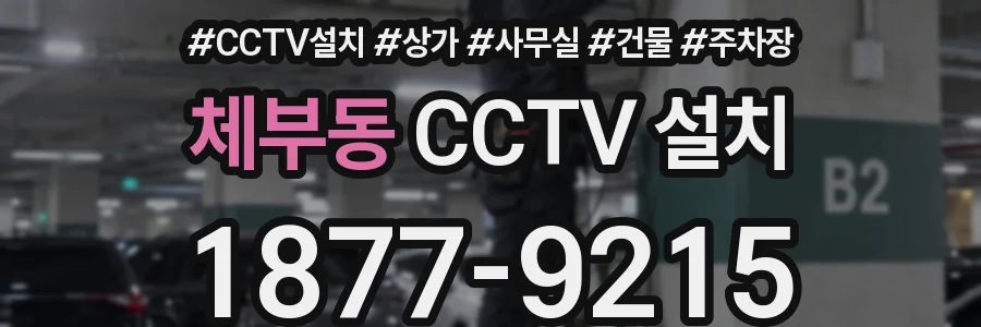 체부동 CCTV 설치