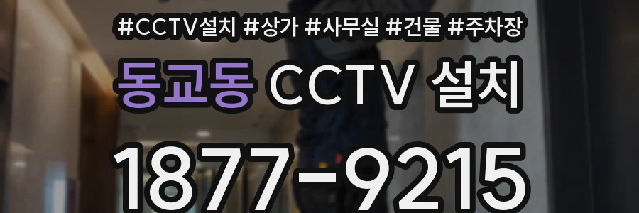 동교동 CCTV 설치