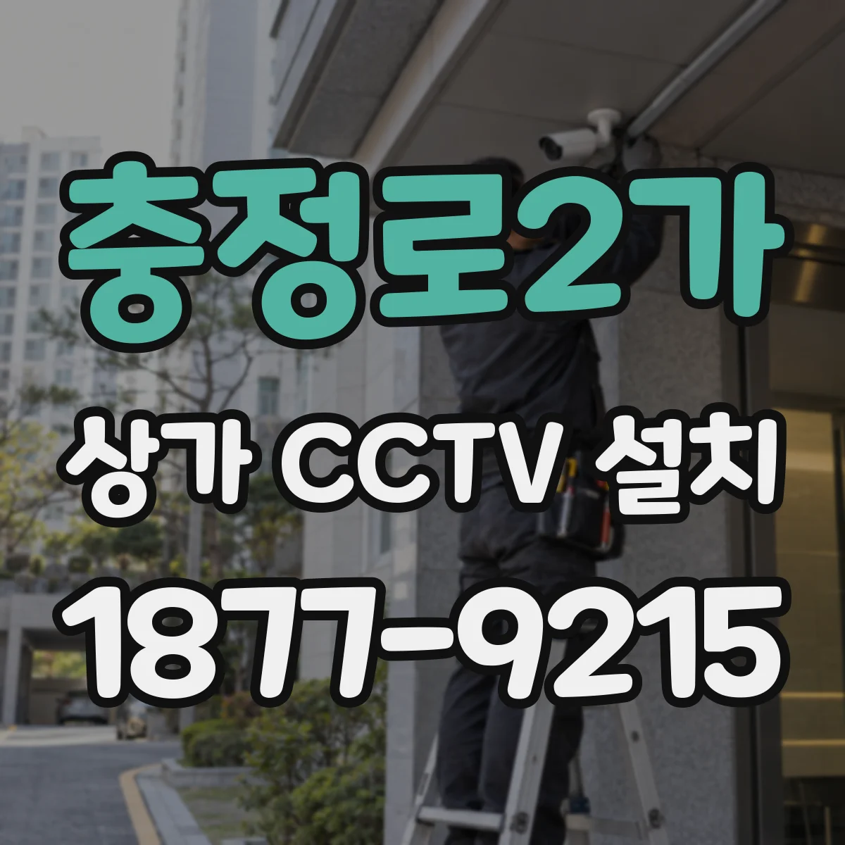 충정로2가 상가 CCTV 설치