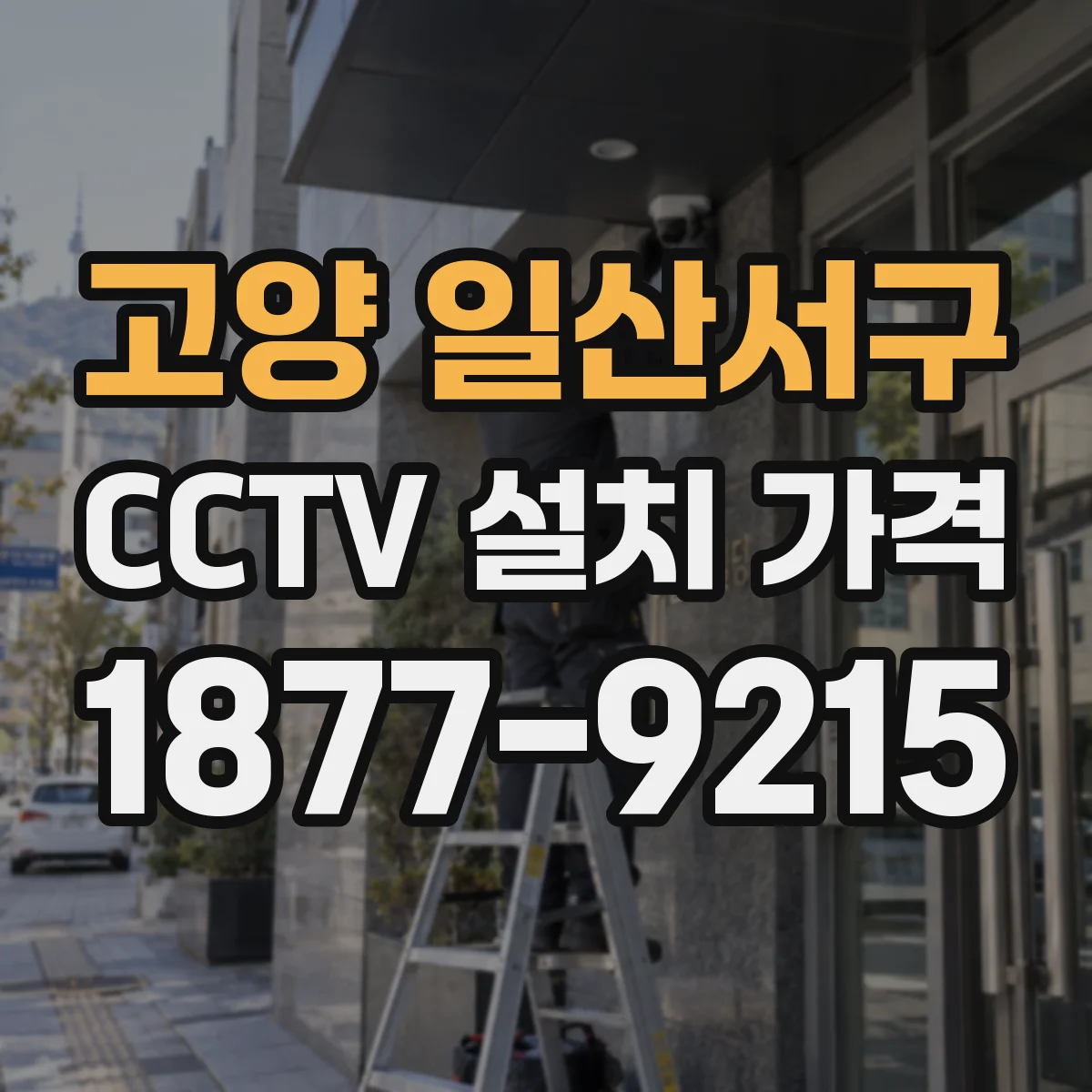 고양 일산서구 CCTV 설치 가격