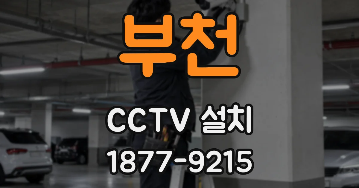부천 CCTV 설치