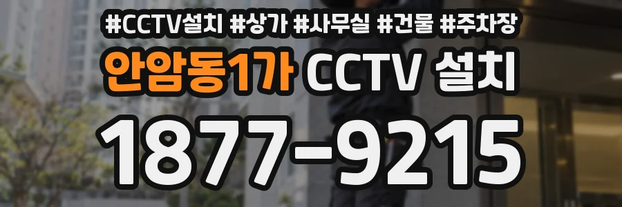 안암동1가 CCTV 설치