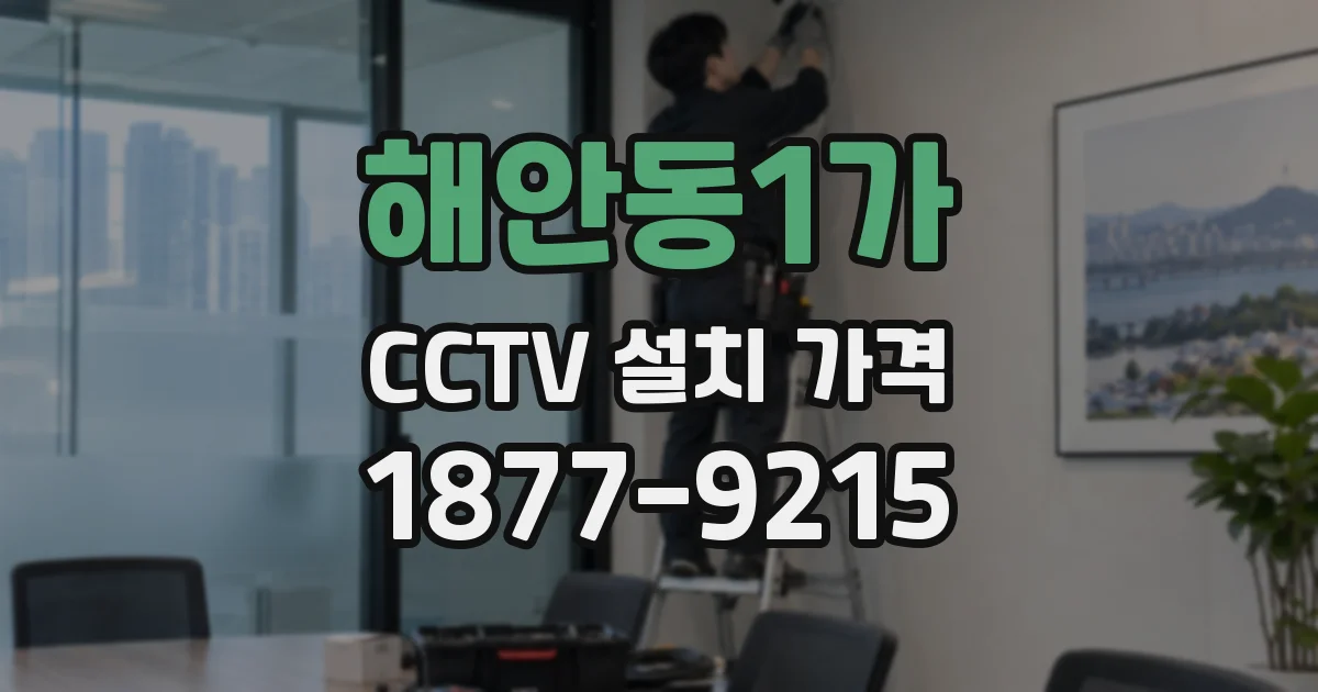 해안동1가 CCTV 설치 가격