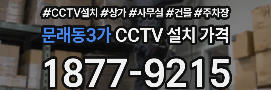 문래동3가 CCTV 설치 가격